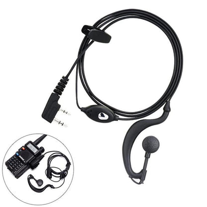 For BAOFENG Walkie Talkie Intercom In-Ear Durable Headset - Microphones & Headsets by buy2fix | Online Shopping UK | buy2fix