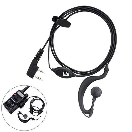 For BAOFENG Walkie Talkie Intercom In-Ear Durable Headset - Microphones & Headsets by buy2fix | Online Shopping UK | buy2fix