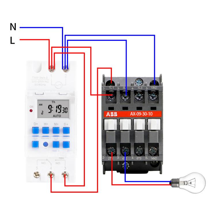 SINOTIMER TM919sA-1 110VAC 16A  1 Second Interval Programmable Digital Timer Switch 7 Days Auto ON OFF Din Rail Mounted - Switch by SINOTIMER | Online Shopping UK | buy2fix