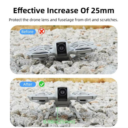 For DJI Neo BRDRC NEO021 Boosting Kickstand Drone Landing Gear Folding Sled Kickstand(Gray) - Mount & Holder by BRDRC | Online Shopping UK | buy2fix