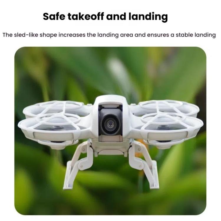 For DJI Neo BRDRC NEO021 Boosting Kickstand Drone Landing Gear Folding Sled Kickstand(Gray) - Mount & Holder by BRDRC | Online Shopping UK | buy2fix