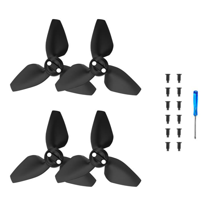 For DJI Neo BRDRC 2pairs Drone Propeller Wing Protection Accessories(Black) - DIY Propeller by BRDRC | Online Shopping UK | buy2fix