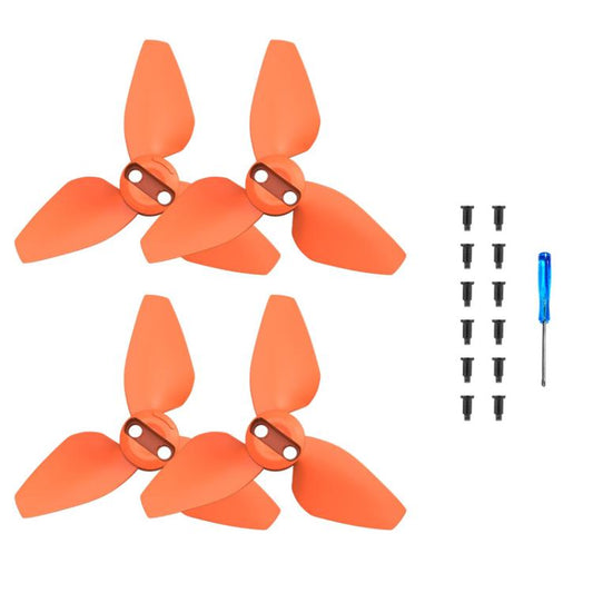 For DJI Neo BRDRC 2pairs Drone Propeller Wing Protection Accessories(Orange) - DIY Propeller by BRDRC | Online Shopping UK | buy2fix