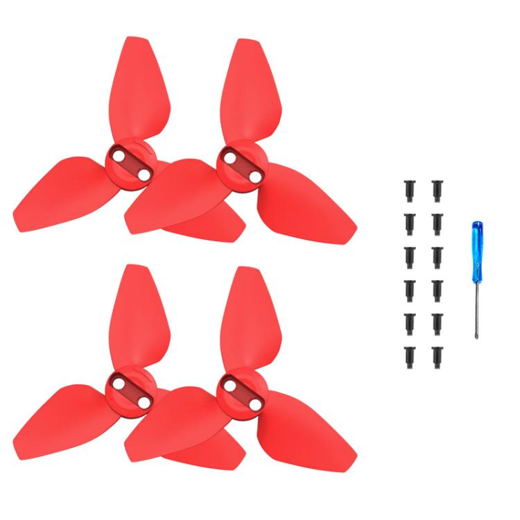 For DJI Neo BRDRC 2pairs Drone Propeller Wing Protection Accessories(Red) - DIY Propeller by BRDRC | Online Shopping UK | buy2fix