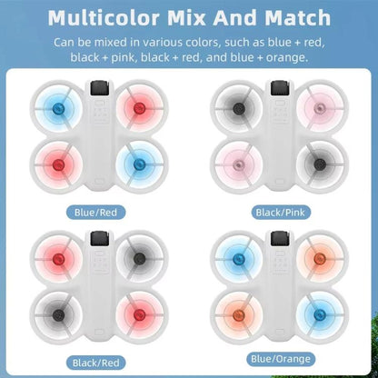 For DJI Neo BRDRC 2pairs Drone Propeller Wing Protection Accessories(Pink) - DIY Propeller by BRDRC | Online Shopping UK | buy2fix