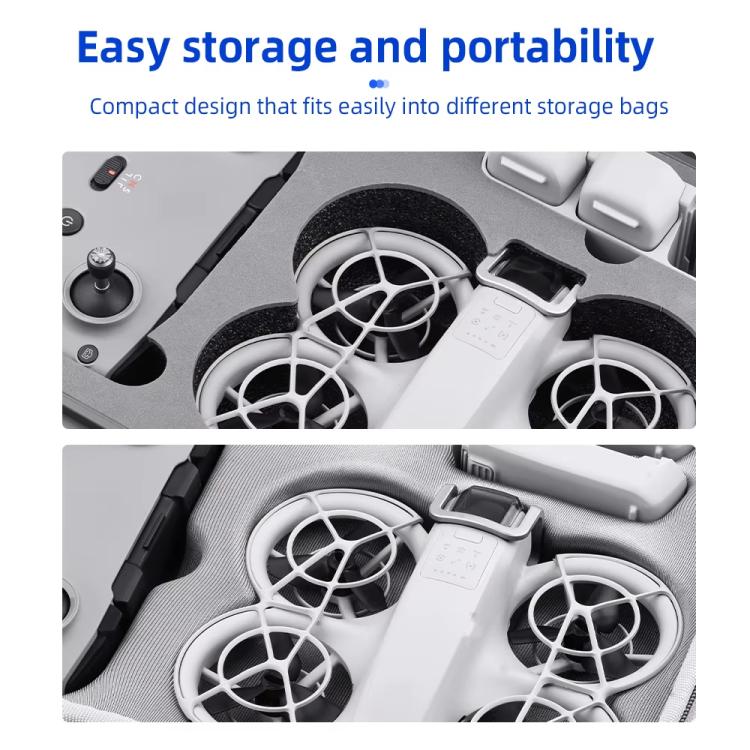 For DJI Neo BRDRC Metal Bumper Crash Bar Drone Gimbal Lens Protection Bracket Accessories(Silver) - Mount & Holder by BRDRC | Online Shopping UK | buy2fix