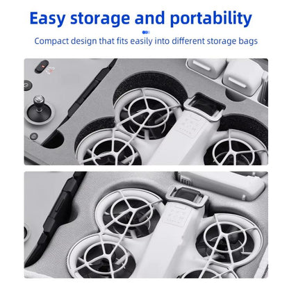 For DJI Neo BRDRC Metal Bumper Crash Bar Drone Gimbal Lens Protection Bracket Accessories(Silver) - Mount & Holder by BRDRC | Online Shopping UK | buy2fix