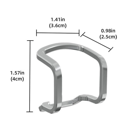 For DJI Neo BRDRC Metal Bumper Crash Bar Drone Gimbal Lens Protection Bracket Accessories(Silver) - Mount & Holder by BRDRC | Online Shopping UK | buy2fix