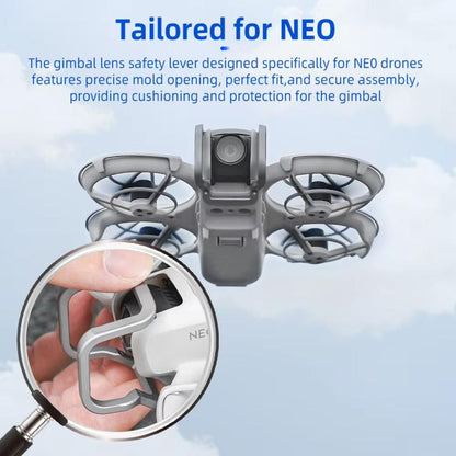For DJI Neo BRDRC Metal Bumper Crash Bar Drone Gimbal Lens Protection Bracket Accessories(Silver) - Mount & Holder by BRDRC | Online Shopping UK | buy2fix