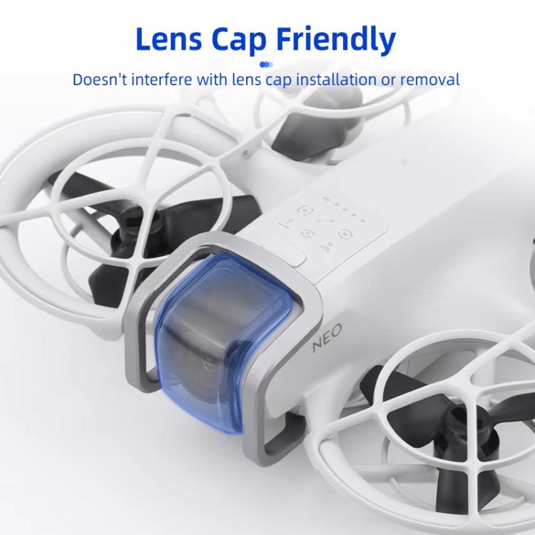 For DJI Neo BRDRC Metal Bumper Crash Bar Drone Gimbal Lens Protection Bracket Accessories(Silver) - Mount & Holder by BRDRC | Online Shopping UK | buy2fix