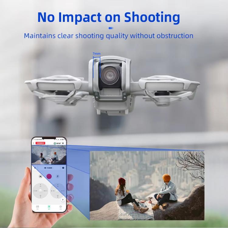 For DJI Neo BRDRC Metal Bumper Crash Bar Drone Gimbal Lens Protection Bracket Accessories(Silver) - Mount & Holder by BRDRC | Online Shopping UK | buy2fix