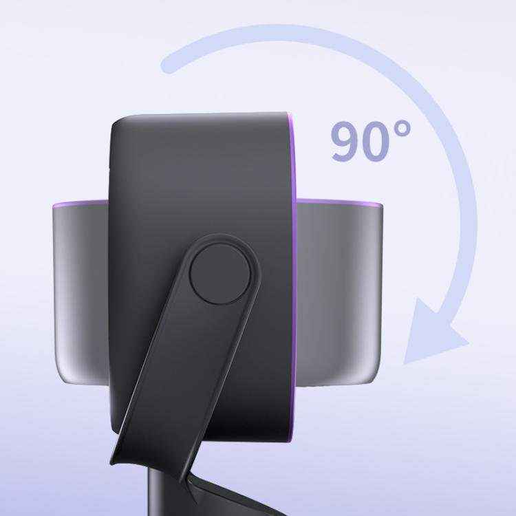 Wall Mount Desktop Turbo High Speed Fan Large Wind USB Circulating Hurricane Small Fan(Gray) - Electric Fans by buy2fix | Online Shopping UK | buy2fix