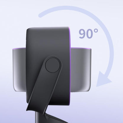 Wall Mount Desktop Turbo High Speed Fan Large Wind USB Circulating Hurricane Small Fan(Gray) - Electric Fans by buy2fix | Online Shopping UK | buy2fix