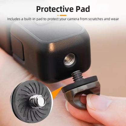 BRDRC Sports Camera Hand Lanyard With 1/4 inch Screw Loss Prevention Lanyard Wrist Strap Accessories(Light Pink Rope Blue Knot) - Camera Strap by BRDRC | Online Shopping UK | buy2fix