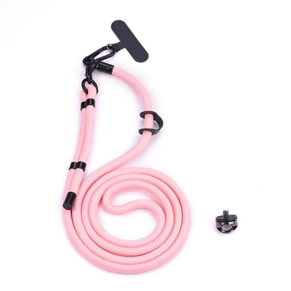 BRDRC Sport Camera Lanyard With 1/4 inch Screw Anti-Lost Crossbody Rope Accessory(Pink) - Camera Strap by BRDRC | Online Shopping UK | buy2fix