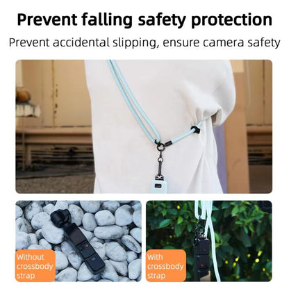 BRDRC Sport Camera Lanyard With 1/4 inch Screw Anti-Lost Crossbody Rope Accessory(Purple) - Camera Strap by BRDRC | Online Shopping UK | buy2fix