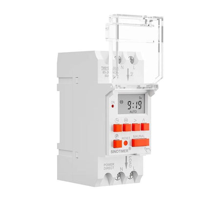 SINOTIMER  TM919TK-16A 85-265VAC Astronomical Time Switch For Automatic Calculation Of Sunrise And Sunset In Latitude And Longitude - Switch by SINOTIMER | Online Shopping UK | buy2fix