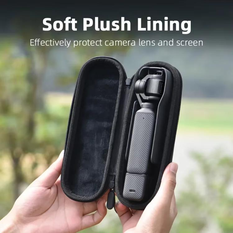 For DJI OSMO Pocket 3 BRDRC Storage Bag Standalone Handy Case Protective Pouch(PU Black) - Case & Bags by BRDRC | Online Shopping UK | buy2fix