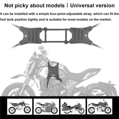 Rhinowalk MTR001B Outdoor Riding Motorcycle Fuel Tank Double-side Storage Hanging Bags(Black) - Bags & Luggages by Rhinowalk | Online Shopping UK | buy2fix