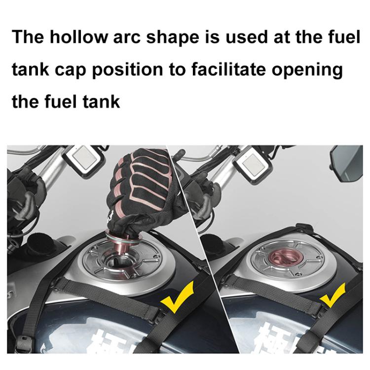 Rhinowalk MTR001B Outdoor Riding Motorcycle Fuel Tank Double-side Storage Hanging Bags(Black) - Bags & Luggages by Rhinowalk | Online Shopping UK | buy2fix