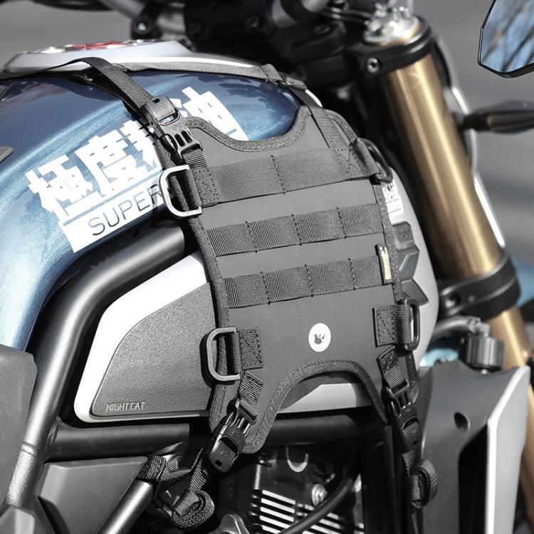 Rhinowalk MTR001B Outdoor Riding Motorcycle Fuel Tank Double-side Storage Hanging Bags(Black) - Bags & Luggages by Rhinowalk | Online Shopping UK | buy2fix