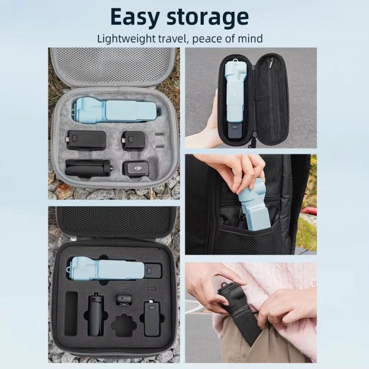 For DJI OSMO Pocket 3 BRDRC Lens Cap Camera Case Screen Protector Accessories(Black) - Case & Bags by BRDRC | Online Shopping UK | buy2fix