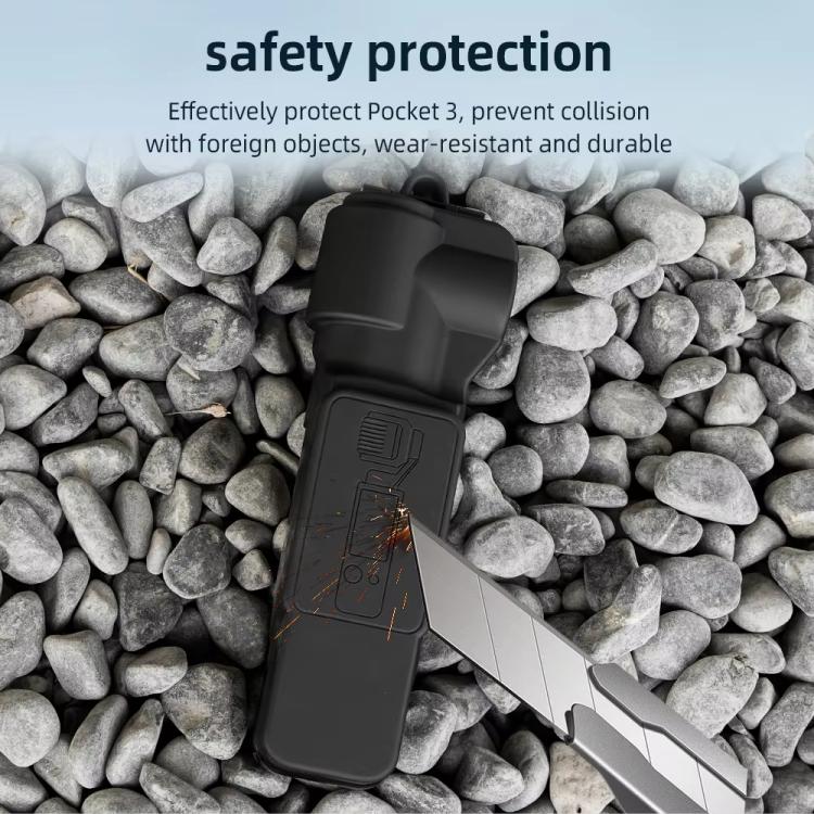 For DJI OSMO Pocket 3 BRDRC Lens Cap Camera Case Screen Protector Accessories(Blue) - Case & Bags by BRDRC | Online Shopping UK | buy2fix