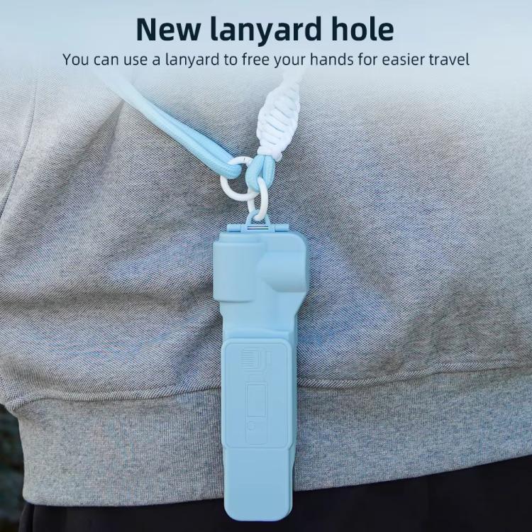 For DJI OSMO Pocket 3 BRDRC Lens Cap Camera Case Screen Protector Accessories(Blue) - Case & Bags by BRDRC | Online Shopping UK | buy2fix