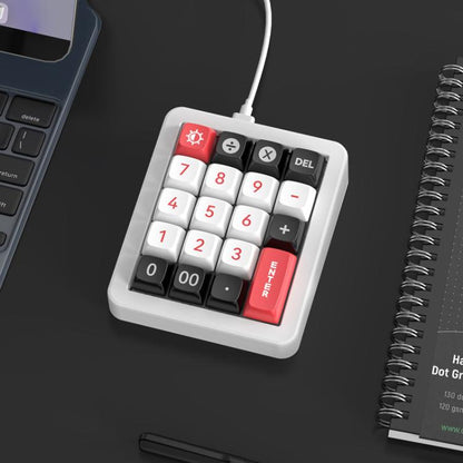 MKESPN K812 GASKET Aluminum Alloy RGB Hot-Swap Customized Wired Mini Mechanical Gaming Keyboard(White) - Mini Keyboard by MKESPN | Online Shopping UK | buy2fix