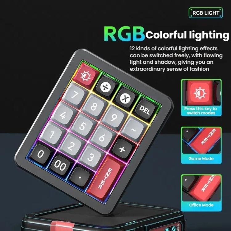 MKESPN K812 GASKET Aluminum Alloy RGB Hot-Swap Customized Wired Mini Mechanical Gaming Keyboard(Black) - Mini Keyboard by MKESPN | Online Shopping UK | buy2fix