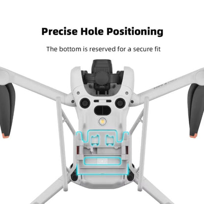 For DJI Mini 4 Pro BRDRC Booster Landing Gear Folding Strap Kickstand(Orange) - Mount & Holder by BRDRC | Online Shopping UK | buy2fix