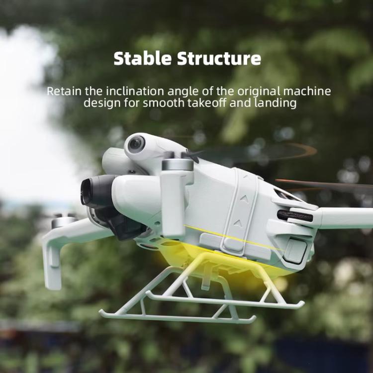 For DJI Mini 4 Pro BRDRC Booster Landing Gear Folding Strap Kickstand(Gray) - Mount & Holder by BRDRC | Online Shopping UK | buy2fix