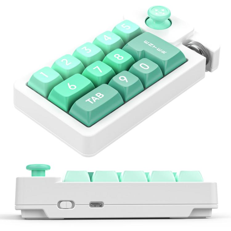 MKESPN K810 Joystick RGB Backlight Hot Swap Macro Customized Wired Mechanical Gaming Keyboard(Green) - Mini Keyboard by MKESPN | Online Shopping UK | buy2fix