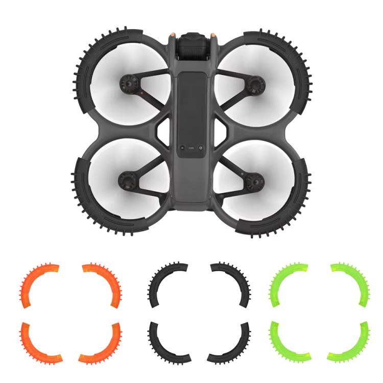 For DJI Avata 2 BRDRC 4pcs Paddle Protection Bumper Rings(Green) - Cases & Bags by BRDRC | Online Shopping UK | buy2fix
