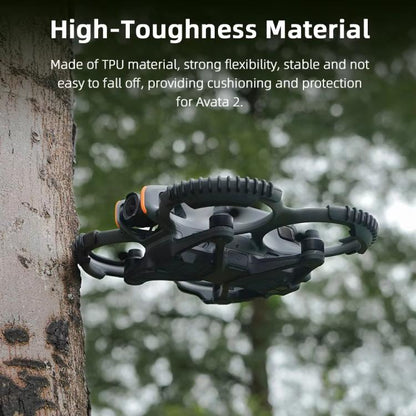 For DJI Avata 2 BRDRC 4pcs Paddle Protection Bumper Rings(Black) - Cases & Bags by BRDRC | Online Shopping UK | buy2fix