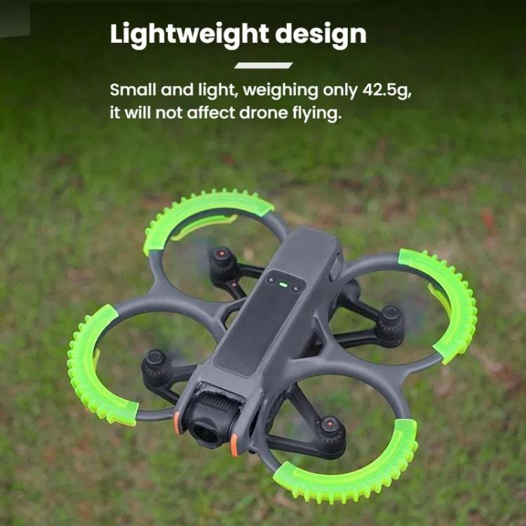 For DJI Avata 2 BRDRC 4pcs Paddle Protection Bumper Rings(Black) - Cases & Bags by BRDRC | Online Shopping UK | buy2fix