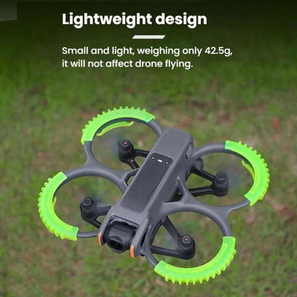 For DJI Avata 2 BRDRC 4pcs Paddle Protection Bumper Rings(Black) - Cases & Bags by BRDRC | Online Shopping UK | buy2fix