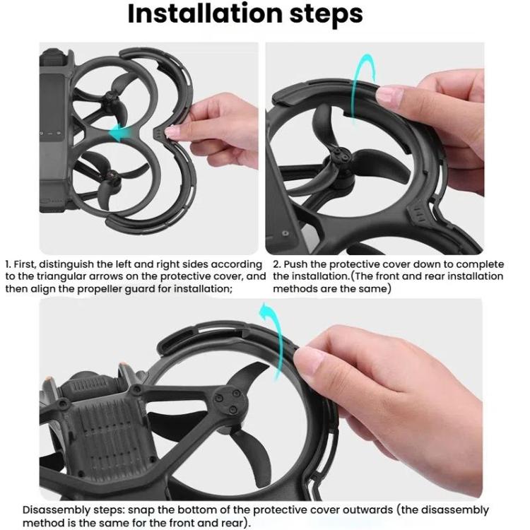 For DJI Avata 2 BRDRC Integrated Paddle Protector One-piece Bumper Ring(Green) - Cases & Bags by BRDRC | Online Shopping UK | buy2fix