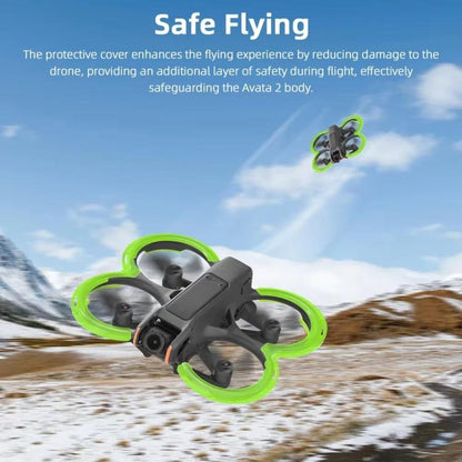 For DJI Avata 2 BRDRC Integrated Paddle Protector One-piece Bumper Ring(Green) - Cases & Bags by BRDRC | Online Shopping UK | buy2fix