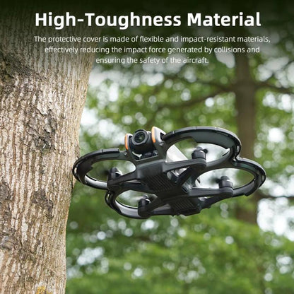 For DJI Avata 2 BRDRC Integrated Paddle Protector One-piece Bumper Ring(Black) - Cases & Bags by BRDRC | Online Shopping UK | buy2fix