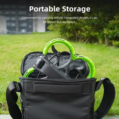 For DJI Avata 2 BRDRC Integrated Paddle Protector One-piece Bumper Ring(Black) - Cases & Bags by BRDRC | Online Shopping UK | buy2fix