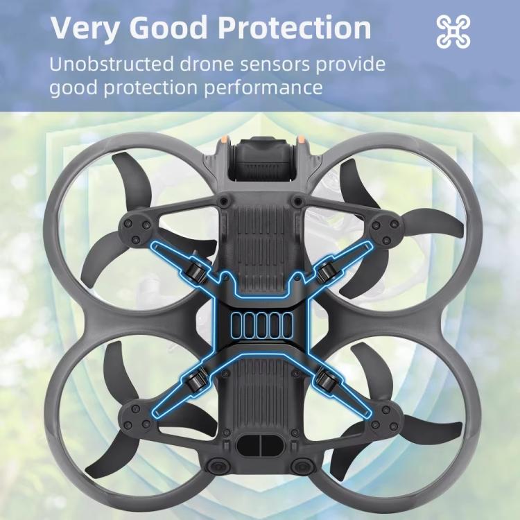 For DJI Avata 2 BRDRC Folding Height Enhanced Landing Gear Gimbal Protective Kickstand(Black) - Mount & Holder by BRDRC | Online Shopping UK | buy2fix