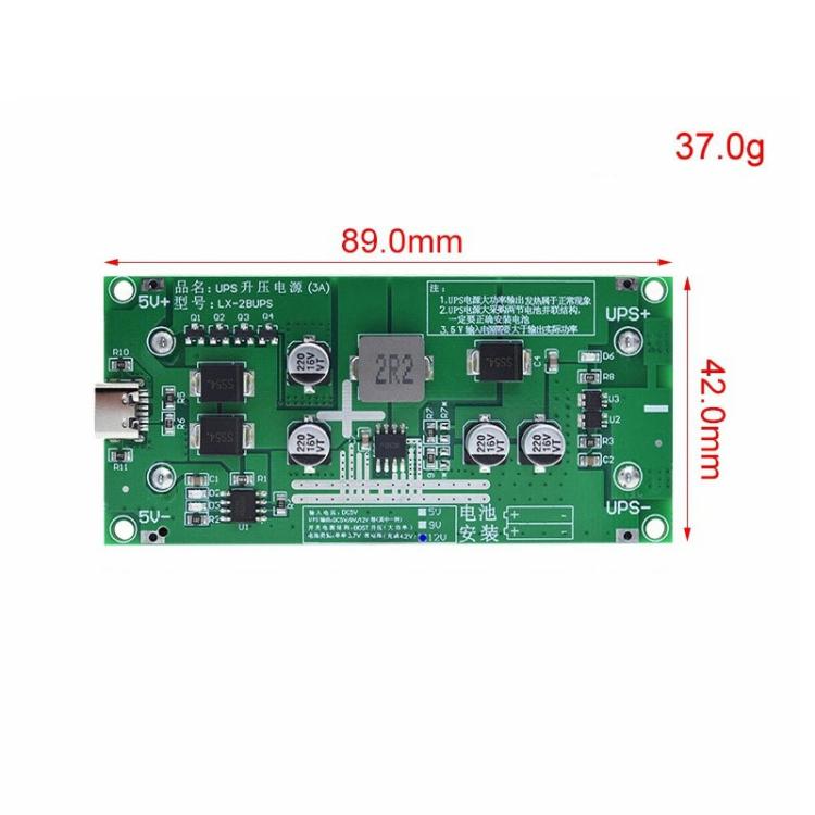 15W 3A High-power UPS18650 Lithium Battery Boost Charging Module(9V) - Boards & Shields by buy2fix | Online Shopping UK | buy2fix