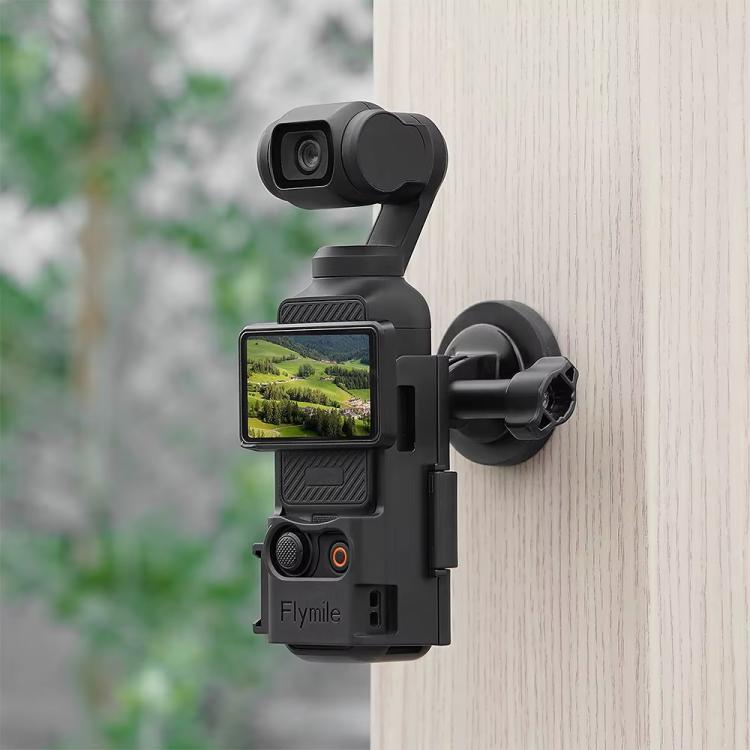 4pcs /Set For DJI Osmo Pocket 3 Flymile Magnetic Bracket Fixed Base Back Clip Adapter Bezel Accessories - Mount & Holder by Flymile | Online Shopping UK | buy2fix