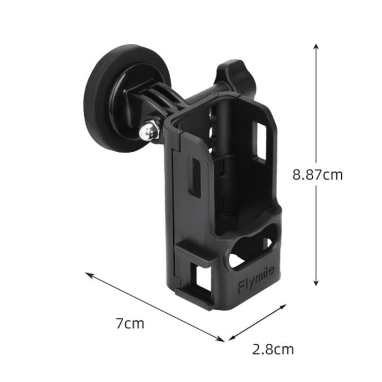 4pcs /Set For DJI Osmo Pocket 3 Flymile Magnetic Bracket Fixed Base Back Clip Adapter Bezel Accessories - Mount & Holder by Flymile | Online Shopping UK | buy2fix