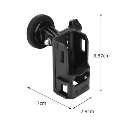 4pcs /Set For DJI Osmo Pocket 3 Flymile Magnetic Bracket Fixed Base Back Clip Adapter Bezel Accessories - Mount & Holder by Flymile | Online Shopping UK | buy2fix