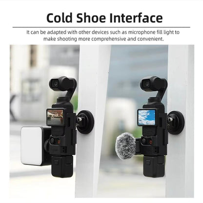 4pcs /Set For DJI Osmo Pocket 3 Flymile Magnetic Bracket Fixed Base Back Clip Adapter Bezel Accessories - Mount & Holder by Flymile | Online Shopping UK | buy2fix