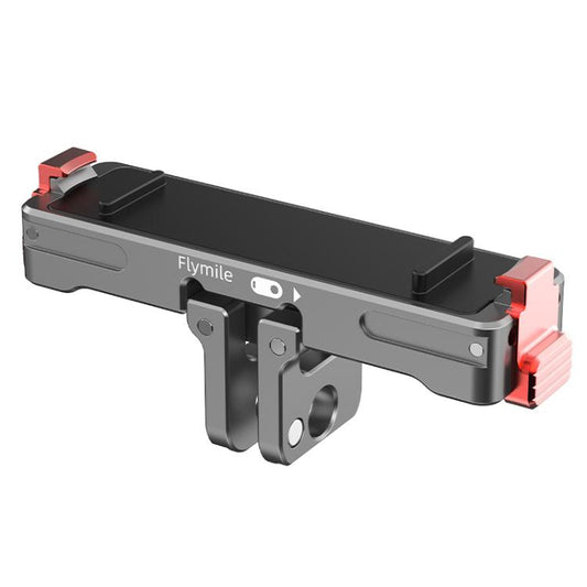 For Insta360 GO 3 / 3S Flymile Magnetic Metal Quick Release Base Sports Camera Adapter Bracket(Tarnish) - Mount & Holder by Flymile | Online Shopping UK | buy2fix