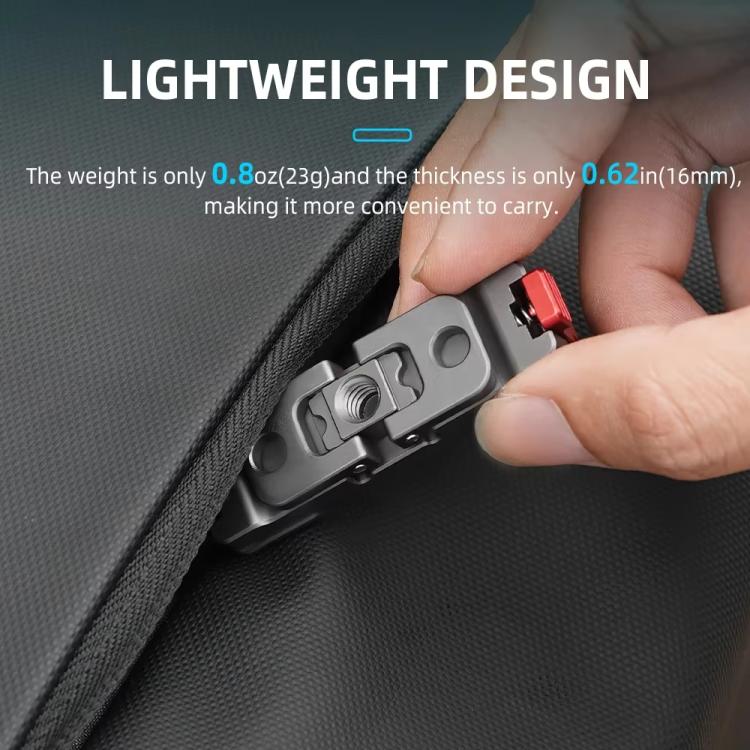 For Insta360 GO 3 / 3S Flymile Magnetic Metal Quick Release Base Sports Camera Adapter Bracket(Tarnish) - Mount & Holder by Flymile | Online Shopping UK | buy2fix