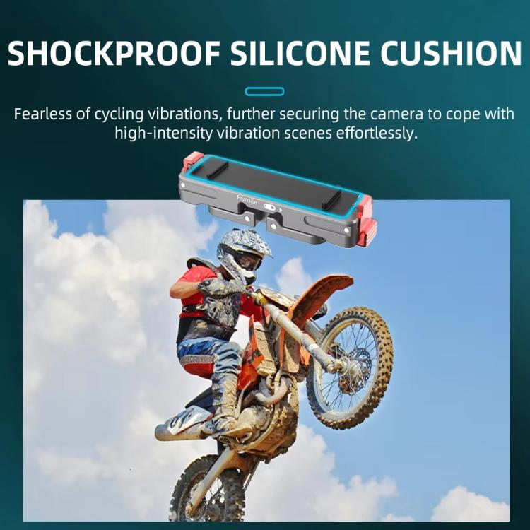 For Insta360 GO 3 / 3S Flymile Magnetic Metal Quick Release Base Sports Camera Adapter Bracket(Tarnish) - Mount & Holder by Flymile | Online Shopping UK | buy2fix